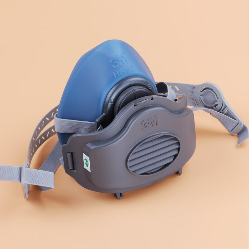 宛丝希hf-52硅胶防尘口罩鼻罩工业粉尘打磨工水泥厂煤矿专用防尘面罩