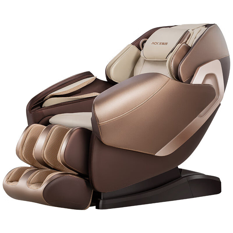 艾斯凯按摩椅家用全自动按摩椅电动全身揉捏多功能机械手总裁椅 钛