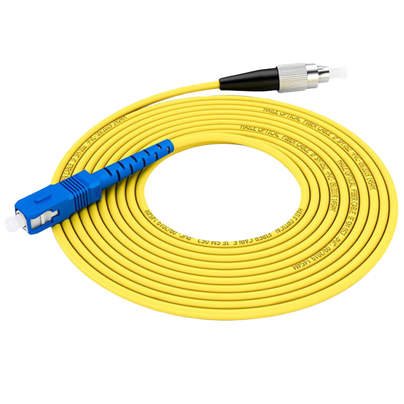 HAILE���ż��������� SC-FC(UPC) ���׵�ģ��оOS2  9/125��ͷתԲͷ��3.0���˹������շ���β������ 1��