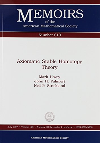 【预订】axiomatic stable homotopy theory