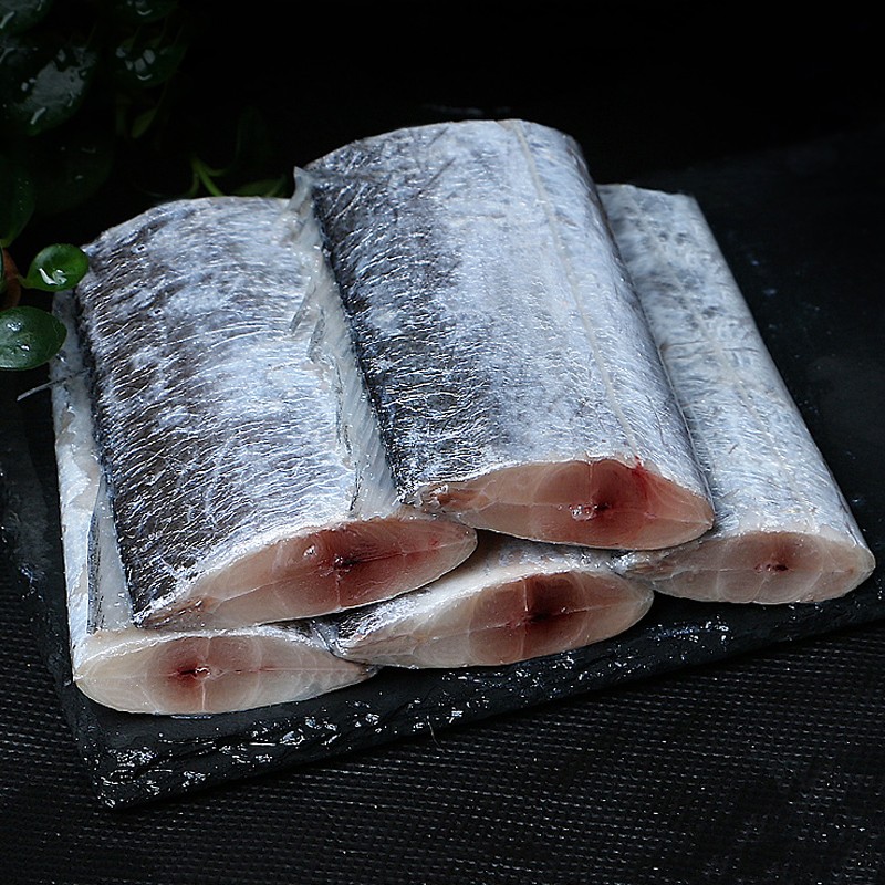 蝶岛船说 东山岛冷冻带鱼 深海白带鱼段 新鲜宽刀鱼段 带鱼段500g
