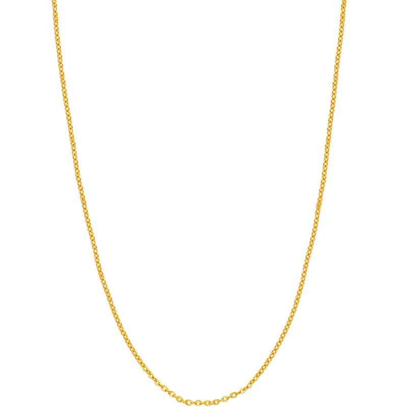 周生生足金十字扣圈黄金项链女款——高质量和良心价格的选择