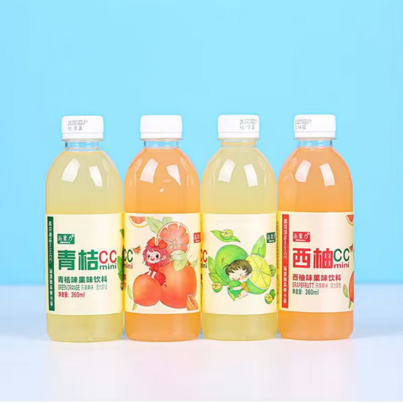 食怀西柚青桔0卡0脂肪果味一整箱网红饮料饮品整箱 青桔口味 360ml*6瓶装