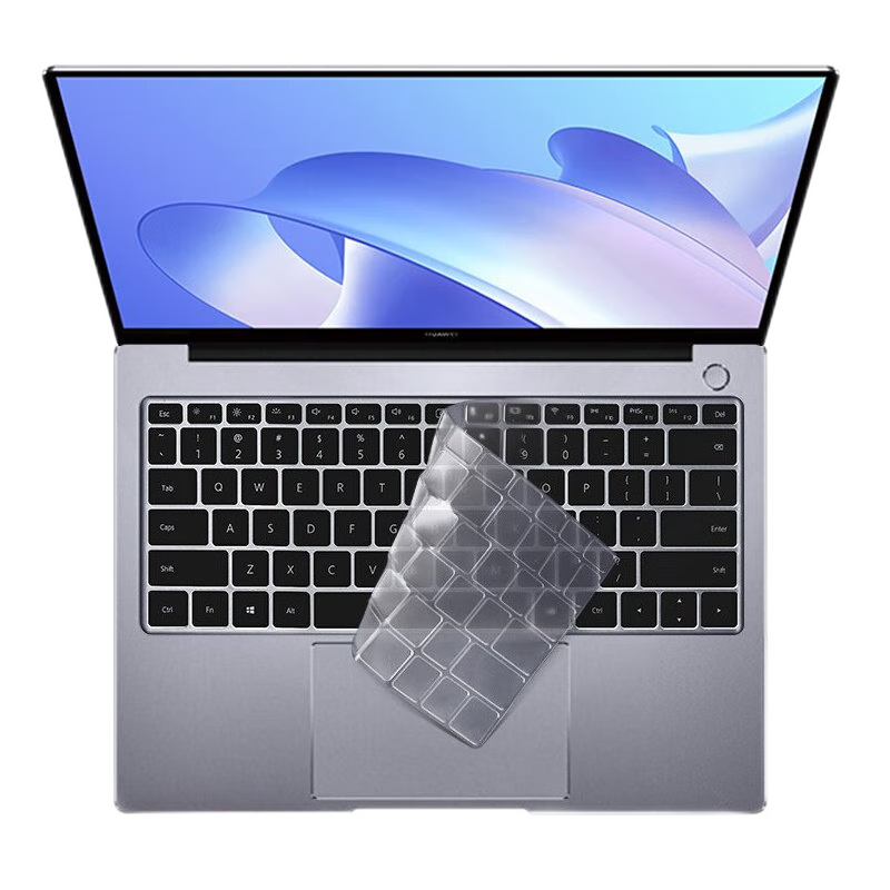 华为MateBook 14 2021/2020款键盘膜屏幕膜贴纸/保护膜/电脑包 14英寸笔记本配件 键盘膜高透TPU