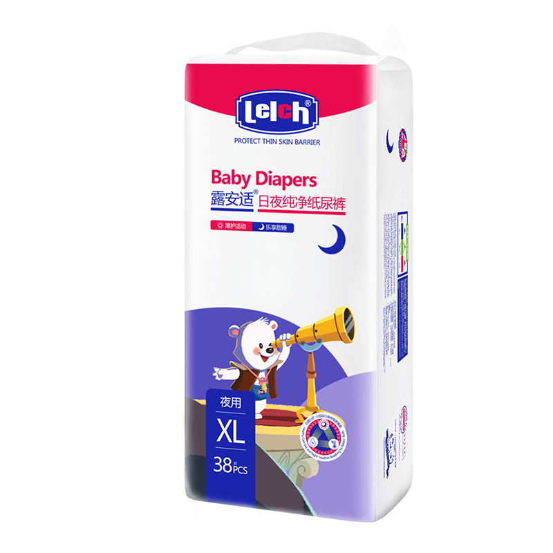 ���ڲ�����¶���ʣ�Lelch������֮��ֽ��� Ӥ����ʪ����͸����Ƭ��ˬ������ѡ ҹ��XL��38Ƭ