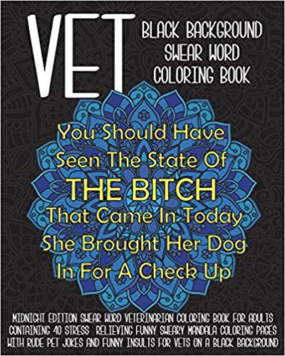 Vet Swear Word Black