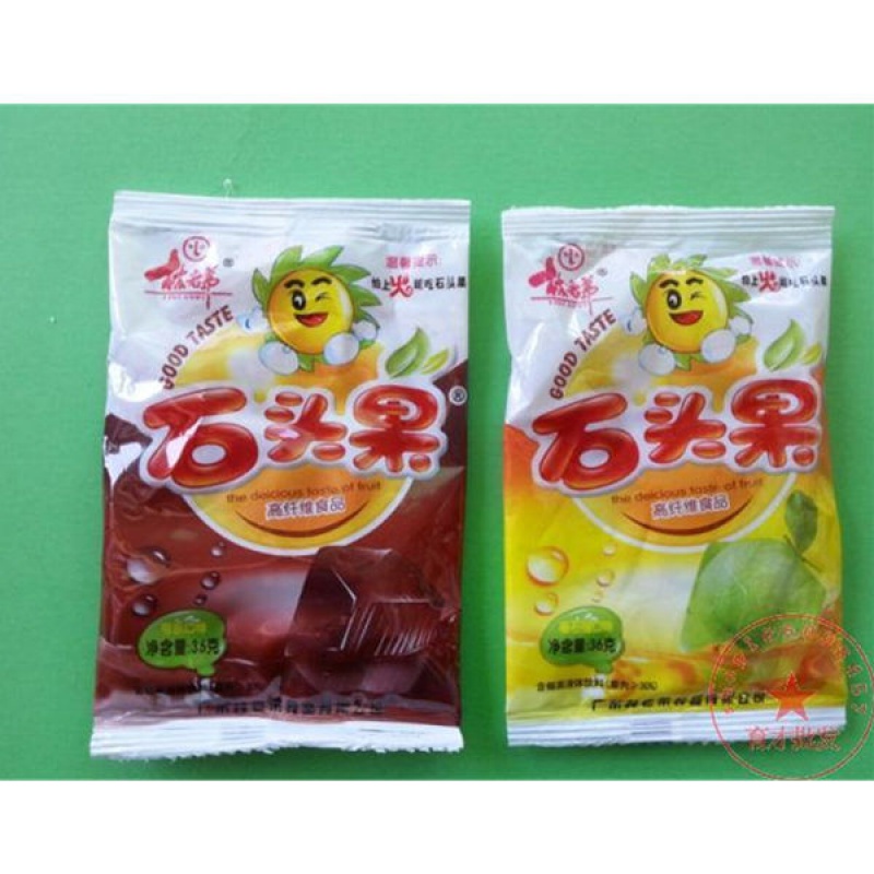 林尚果石头果60包混合口味36克*60包 果冻布丁 怀旧零食果冻椰果 可乐