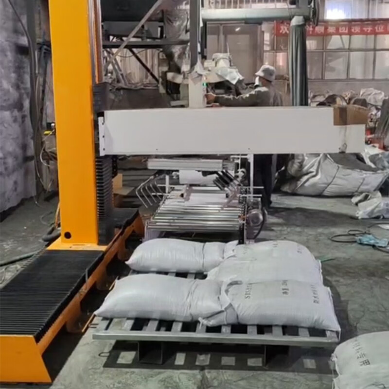 甜苗苗自动包装纸箱有机肥塑料袋搬运袋装水泥混凝土化肥码垛机设备