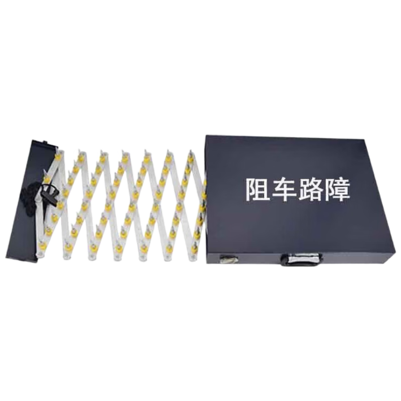 戰術(shù)國度 8米阻車(chē)器藏青色 便攜式伸縮阻車(chē)路障免安裝道路破胎防爆反恐維穩 手動(dòng)加強版