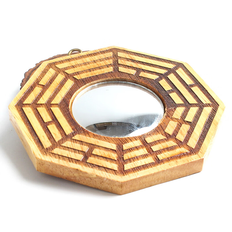 玄众阁凹凸大门桃木八卦镜家用凸面入户门凹面八封凸镜门头凹镜