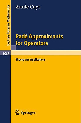 预订 pade approximants for operators