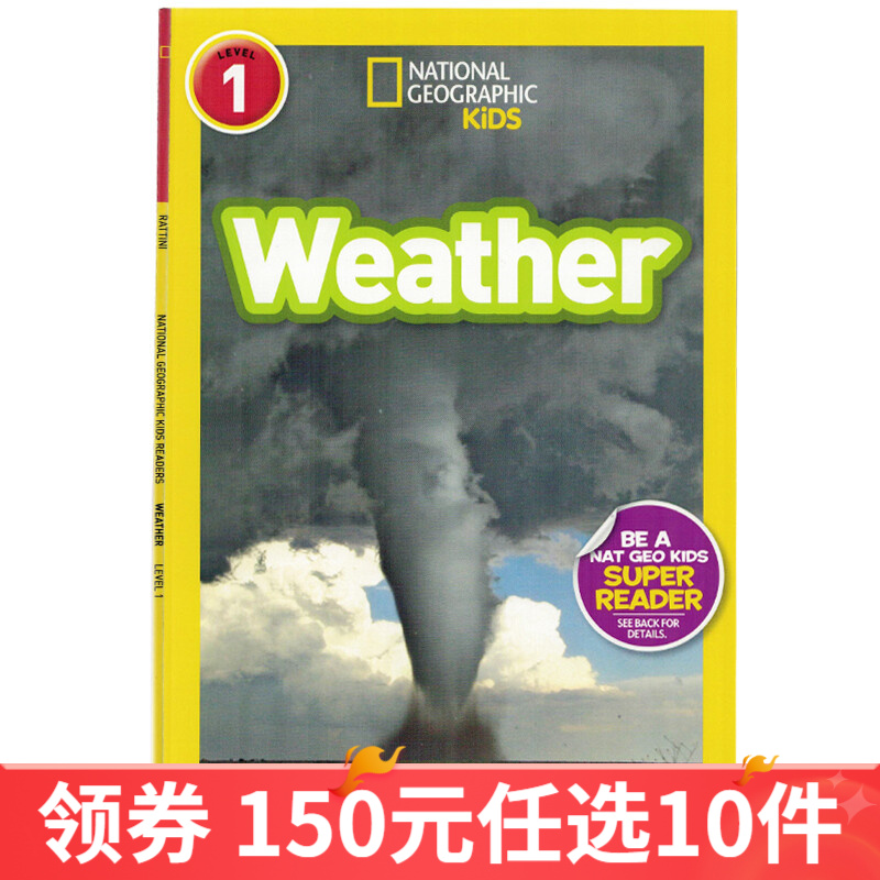 原版绘本National Geographic Readers:Weather 天气 美国国家地理
