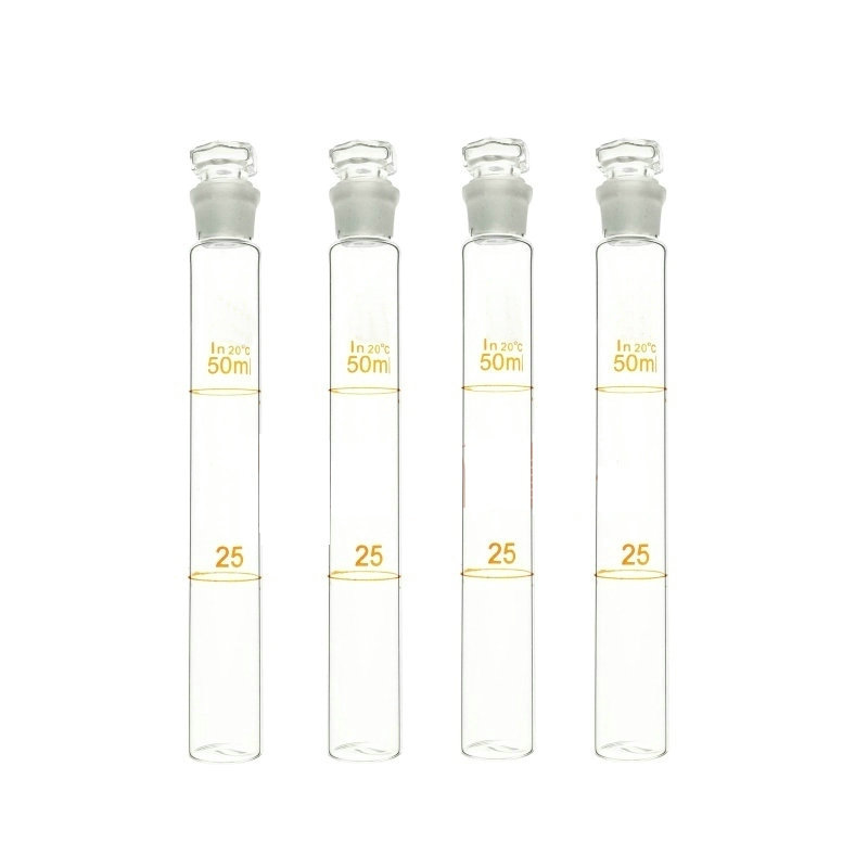 化科 ychen 具塞比色管 10/25/50/100ml 具塞标准口比色管 50ml(10根)