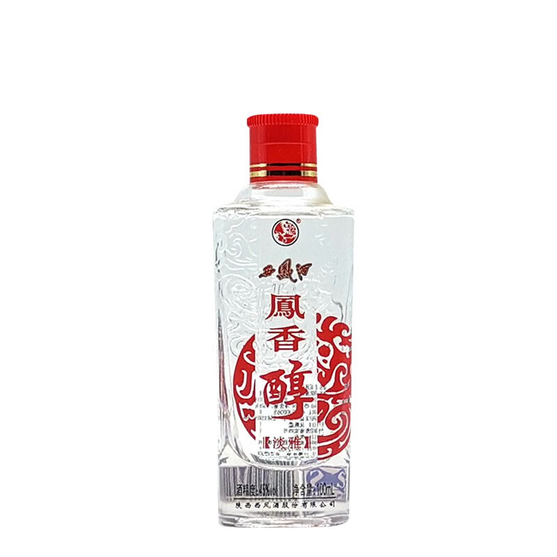 西凤小酒版西凤酒凤香醇100ml小酒版淡雅凤香型白酒 45度单瓶