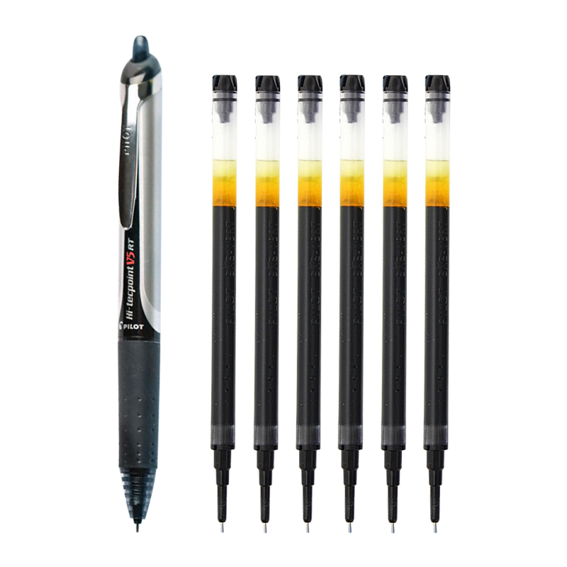 ���֣�PILOT����������Ʒ��BXRT-V5������������ɫ���Ա�0.5ǩ�ֱ�����ˮ��ѧ������ˢ����ľ���װ 1��+6��о