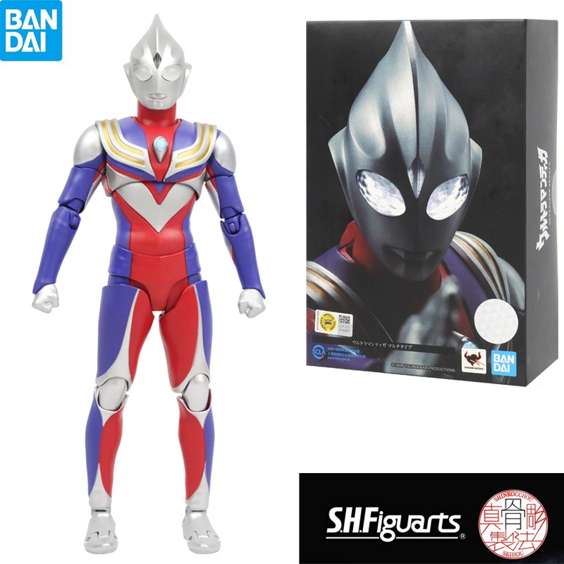 万代(bandai) shf 迪迦奥特曼超可动 手办模型玩具15cm  真骨雕迪迦