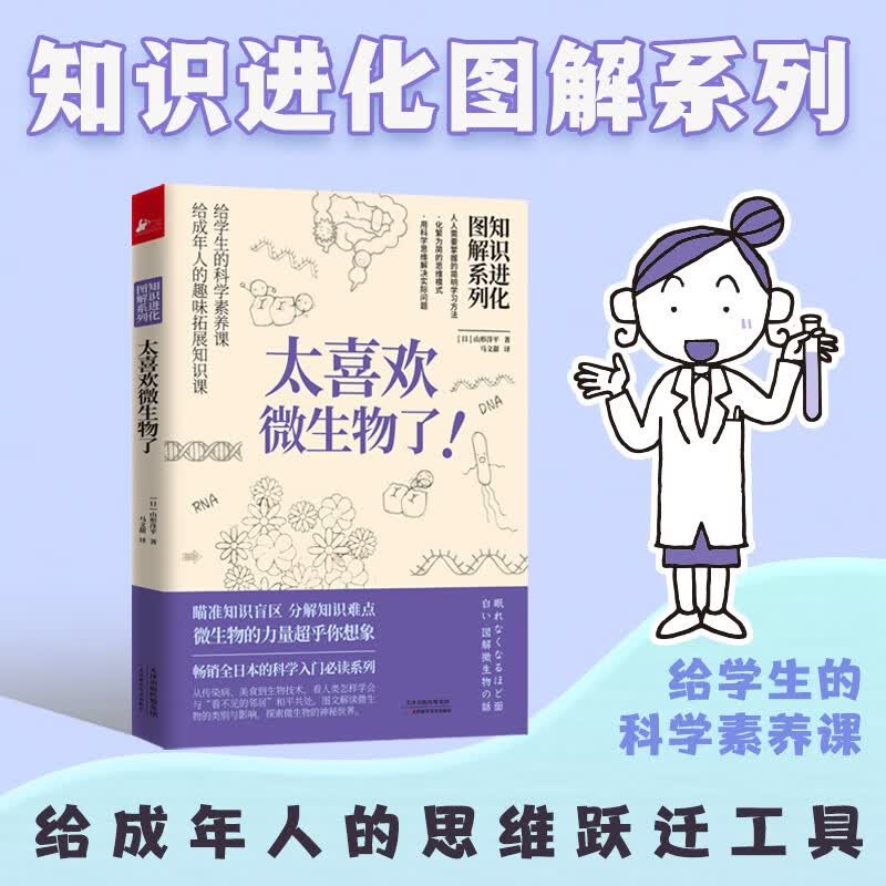 知识进化图解系列.太喜欢微生物了