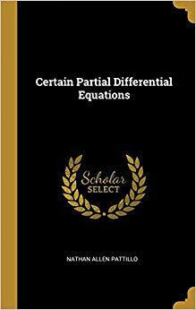 【预订】certain partial differential