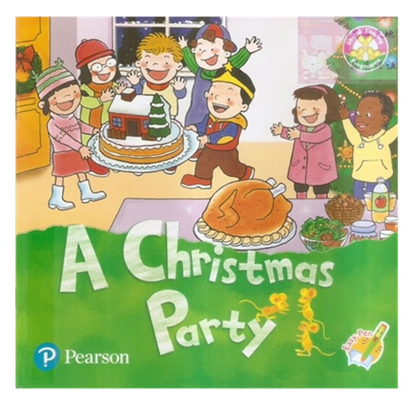 【中图原版】培生 a christmas party 一个圣诞晚会 英文原版朗文mice