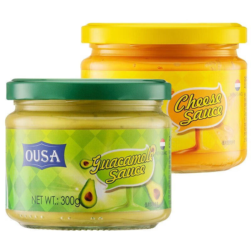 欧萨(ousa)荷兰进口 墨西哥风味奶酪酱芝士酱 牛油果酱西餐意面汉堡酱