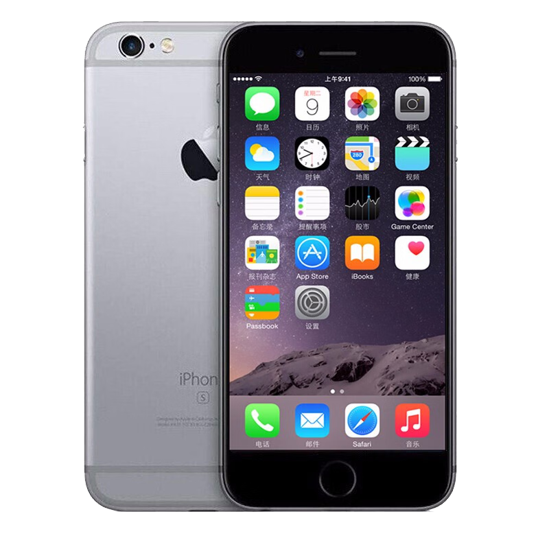 Apple iPhone 苹果6s \/ 6sPlus 苹果 二手手机 备用机  二手9成新 深灰色 6s 32G【电池效率随机】