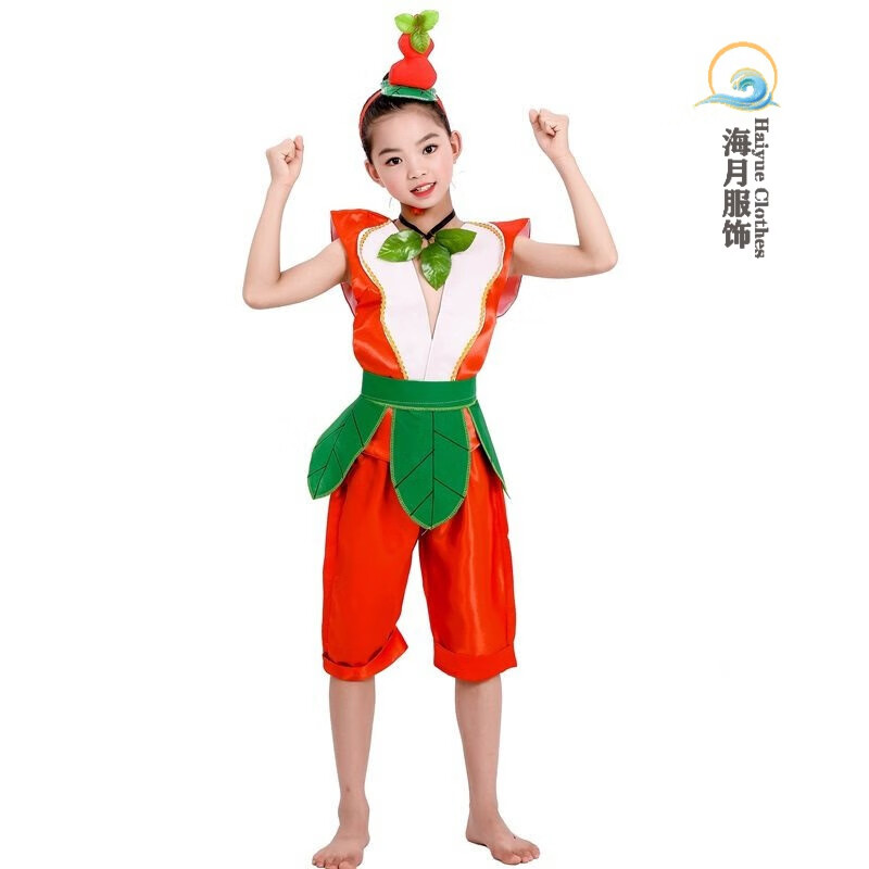 六一儿童葫芦娃兄弟演出服幼儿园卡通衣服环保服成人元旦表演服 大娃