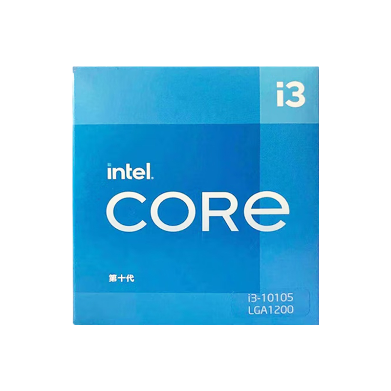 Ӣ�ض� i3-10105 10��������� 4��8�߳� �Ƶ����4.4GHz ���ú��� ��װCPU 669Ԫ