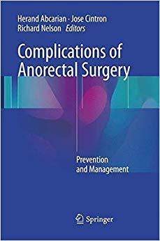【预订】complications of anorectal surgery