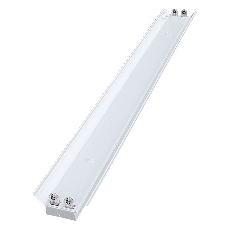 fsl佛山照明 t8灯管空支架 双管带罩0.9米 led双端供电支架 炫丽