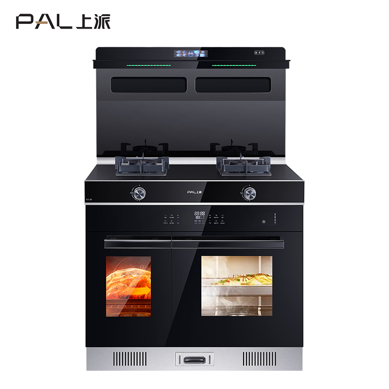 上派 (PAL) F2-ZK左右蒸烤集成灶蒸烤箱独立智能语音彩屏一体灶 天然气