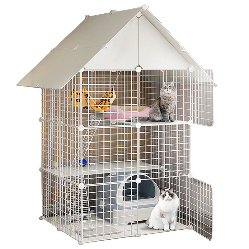 宠物天堂，让您的猫咪拥有更舒适的家——茨格曼猫笼子大号别墅三层超大号家用室内多只猫咪繁殖笼价格走势怎么样？