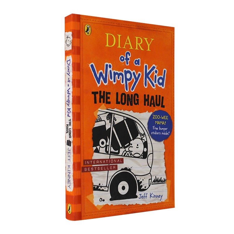 小屁孩日记9 英文原版 diary of a wimpy kid book 9 长途旅行 9-12岁