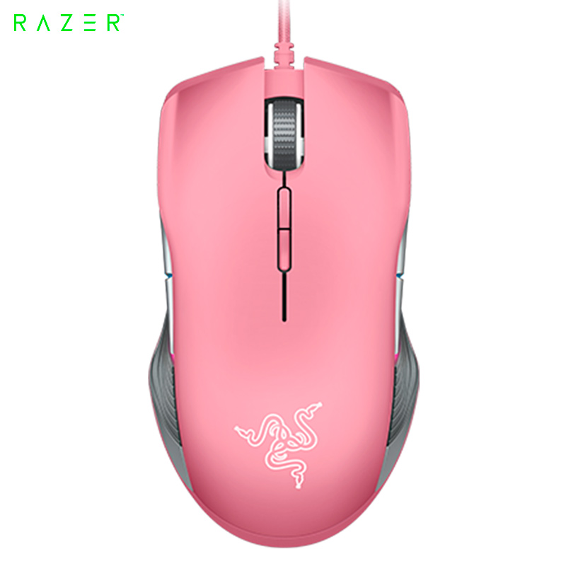 雷蛇(Razer) 锐蝮蛇竞技版 鼠标 有线鼠标 游戏鼠标 女性鼠标 双手通用 RGB 电竞 粉晶 16000DPI