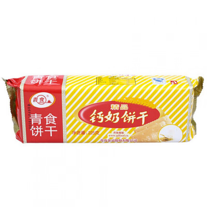 青食青食钙奶饼干青岛特产青岛钙奶饼干青食精品225g老式怀旧