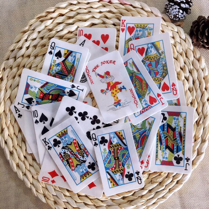 i糯米纸扑克牌 烘焙糯米纸扑克牌蝴蝶花朵生日装饰插牌冷盘烘 糯米