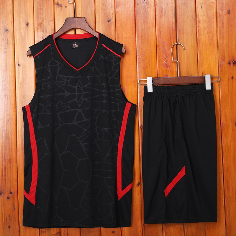 乔丹格兰无袖运动套装夏季跑步衣服男训练服宽松大码速干透气背心篮球