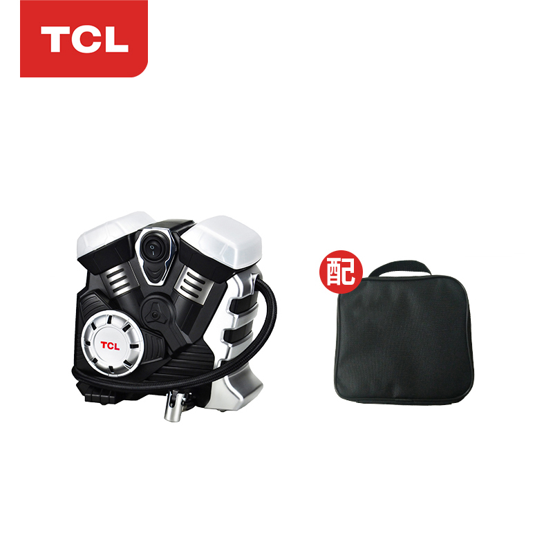 TCL 车载充气泵 汽车充气泵 轮胎打气泵 多功能数显预设胎压监测 充满自停