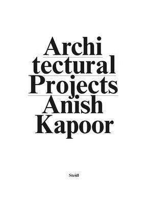 预订anish kapoor: make new space. architectural proj