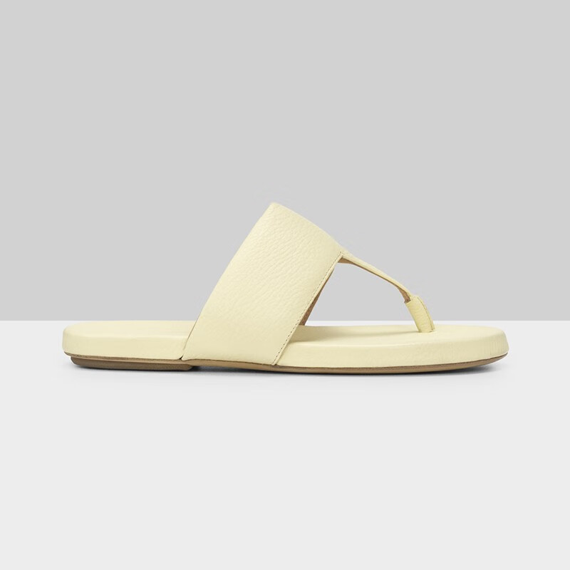 marsell马赛尔 spanciata mw7986 女士随性休闲 皮质夏日人字拖鞋