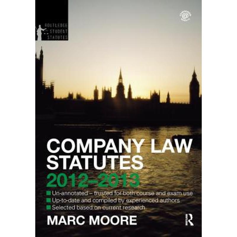 预订 Company Law Statutes 2012-2013