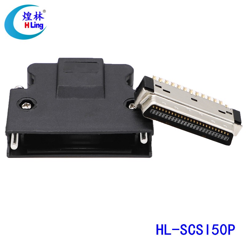煌林（HLing) SCSI连接器HPCN  14P 20P 26P 36P 50PIN公头伺服插头 SCSI 50P