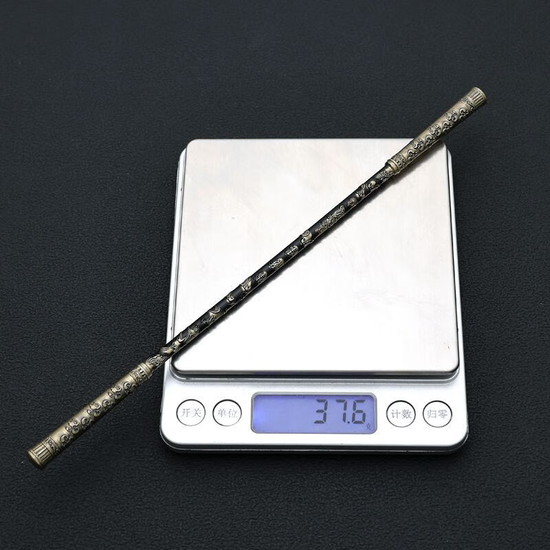 西游记影视周边牛魔王混铁棍金箍棒金属兵器模型合金手办摆件32cm 锌