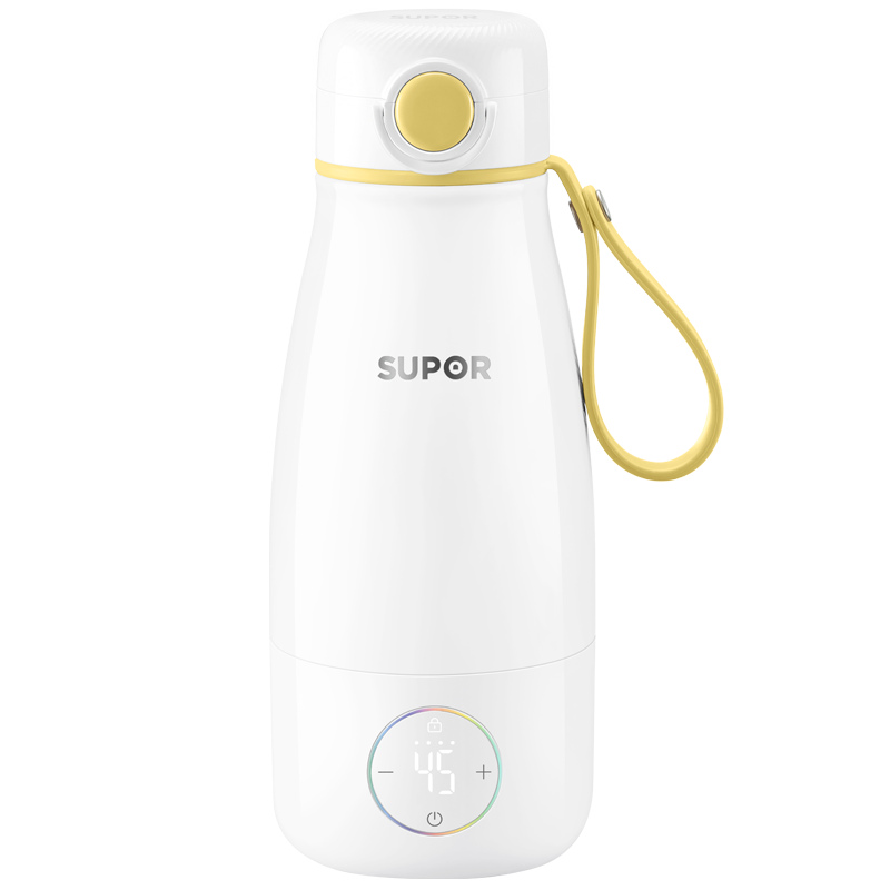 蘇泊爾（SUPOR）恒溫壺?zé)o線便攜式 嬰兒保溫水杯熱水壺 外出調(diào)奶器0.36L  BW11