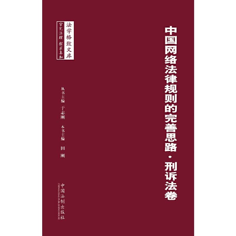 中国网络法律规则的完善思路?刑诉法卷