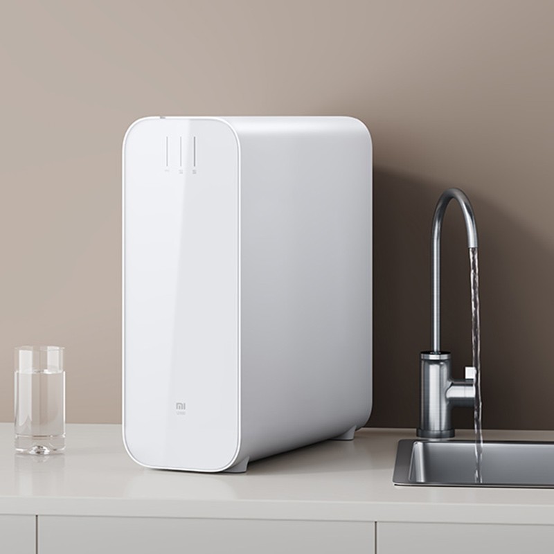 小米(mi)净水器1200g厨下双ro反渗透净水机5:1纯废水比直饮1200g大