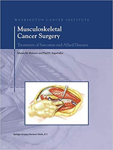 预订musculoskeletal cancer surgery: treatment of sar