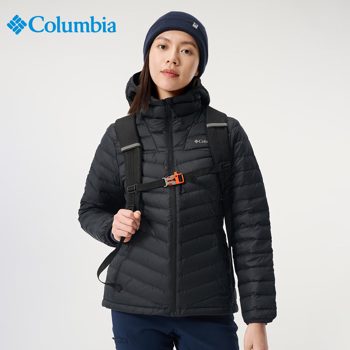 columbia哥伦比亚羽绒服女24户外防泼水防钻绒保暖防寒外套wr9006 011