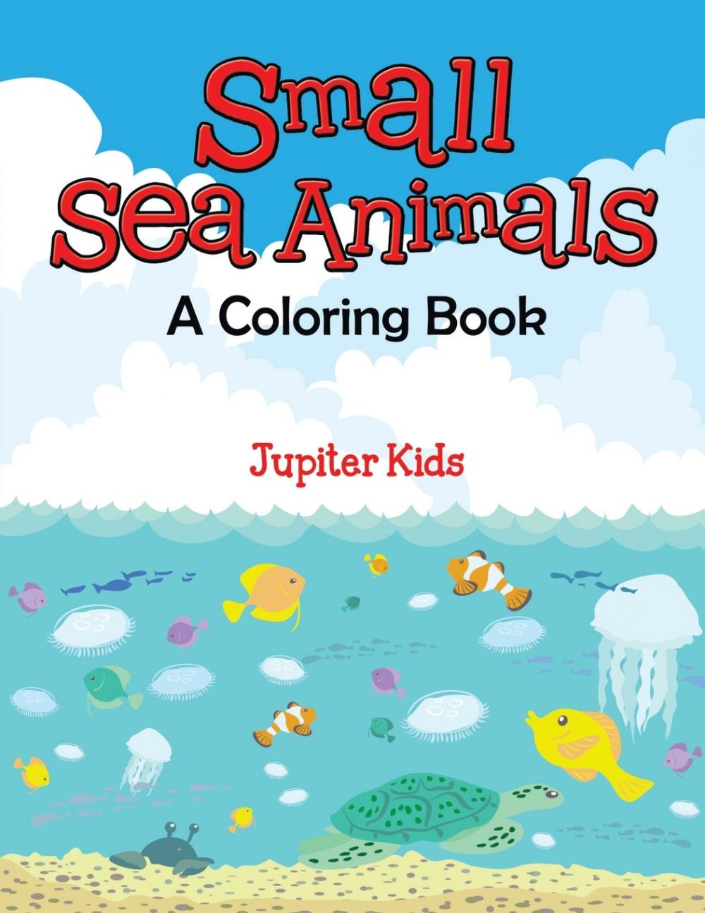 预售 按需印刷small sea animals (a coloring book)