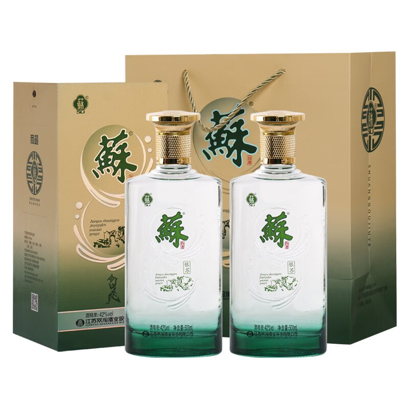 双沟苏酒 银苏 42度500ml 绵柔浓香型白酒宴请送礼好酒 42度 500ml 2