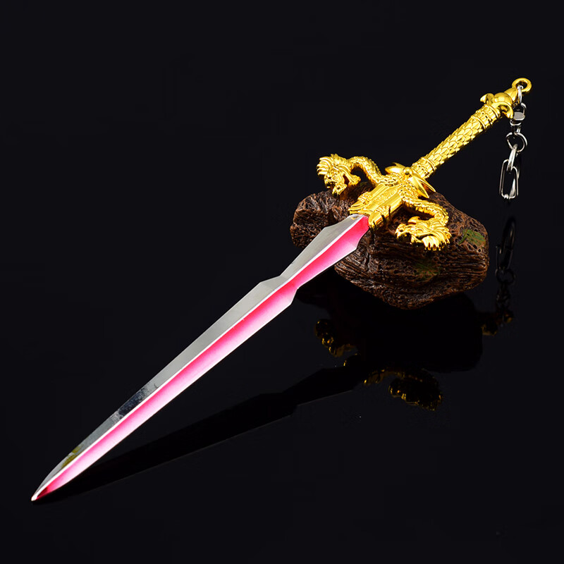 魔剑凌霜剑任千行燕藏锋心剑金属兵器模型摆 任千行凌霜剑魔剑22cm